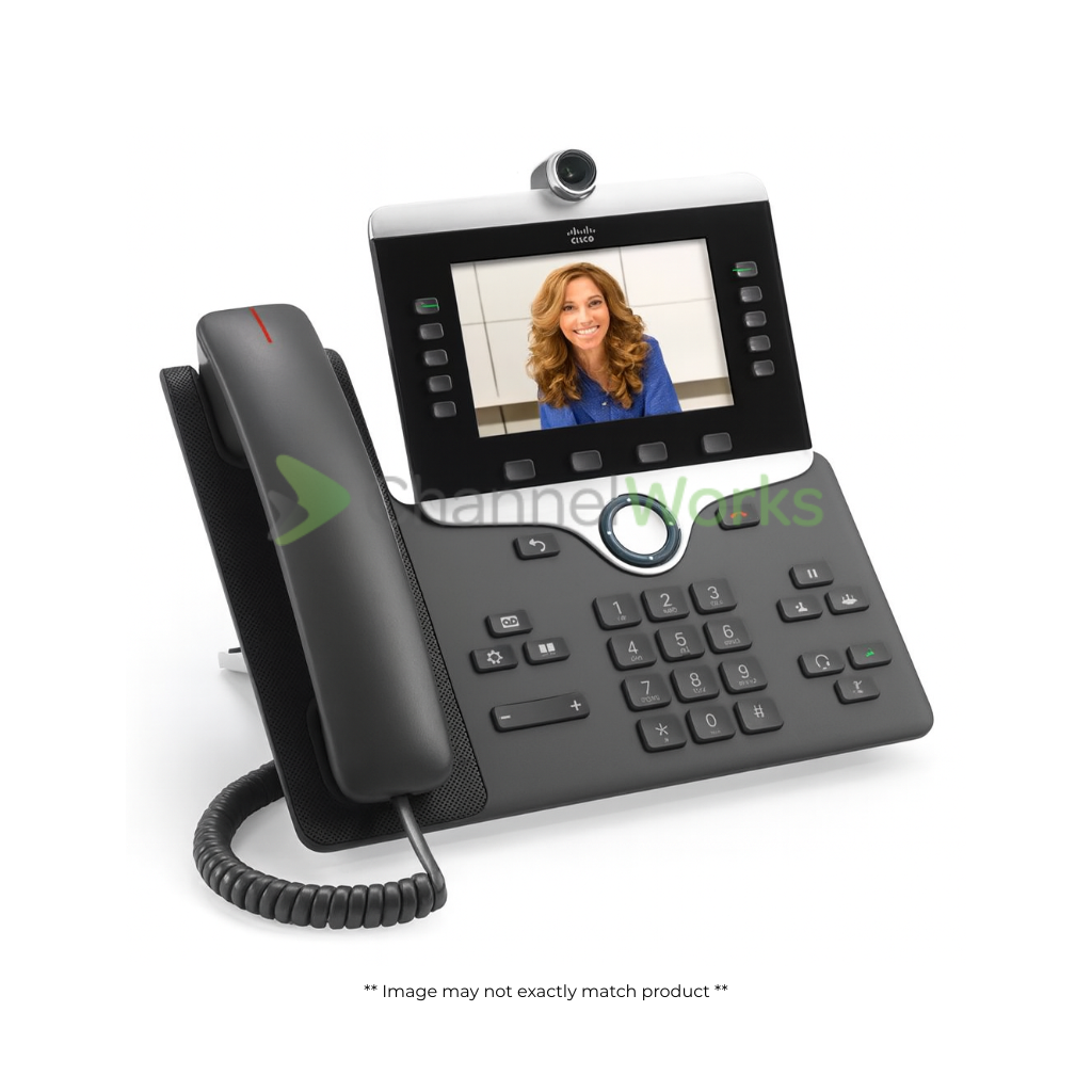 Cisco IP Video Phone - with digital camera, Bluetooth interface #CP-8865-K9